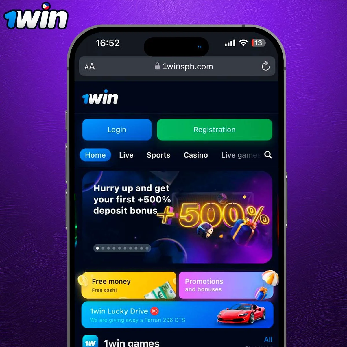 Information about the mobile version of 1Win